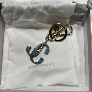 Jimmy Choo JC metal key chain